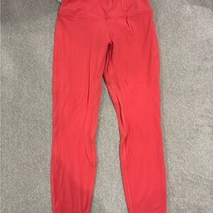lululemon athletica Red Leggings